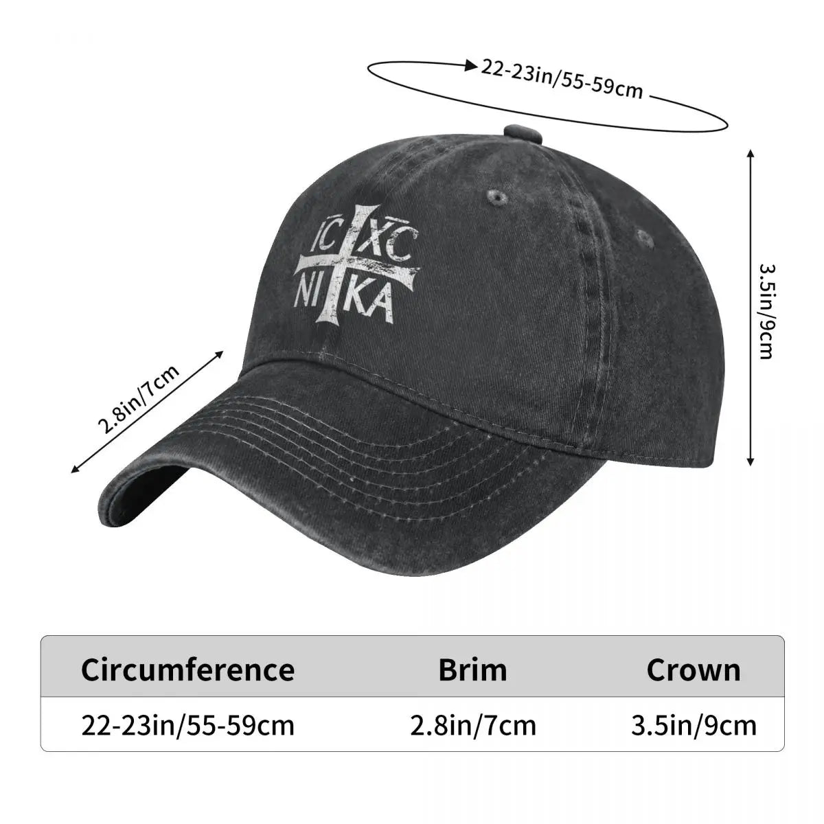 Casual IC XC NIKA Cross Christian Cap