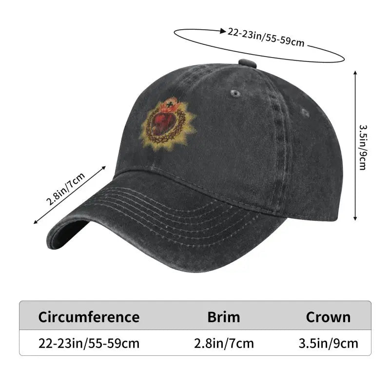Sacred Heart Of Jesus Baseball Cap