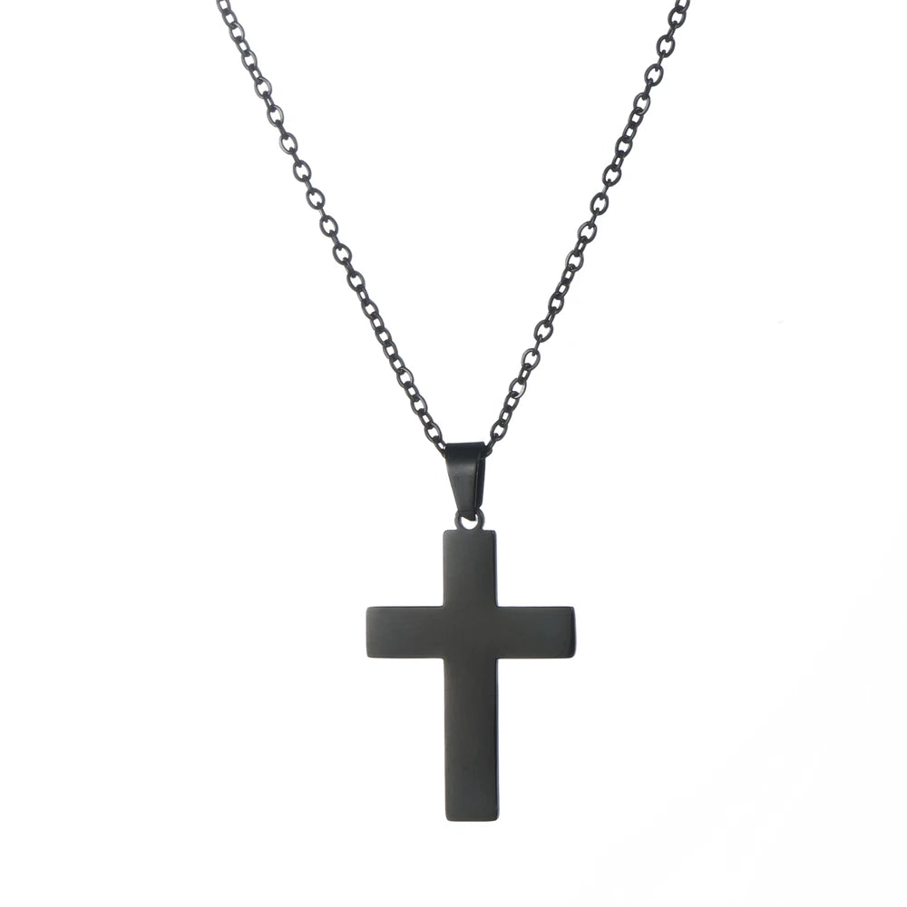 Cazador Jesus Cross Hollow Pendant Necklaces