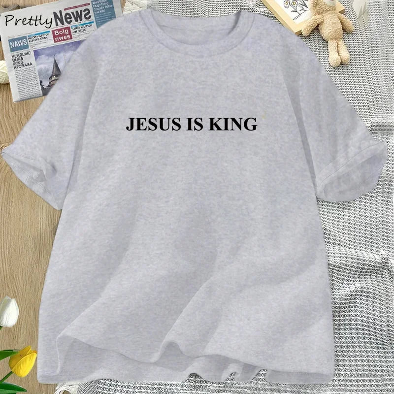 JESUS IS KING Graphic T-Shirts