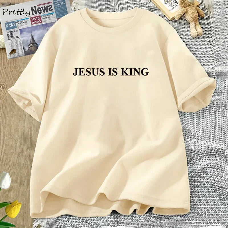 JESUS IS KING Graphic T-Shirts