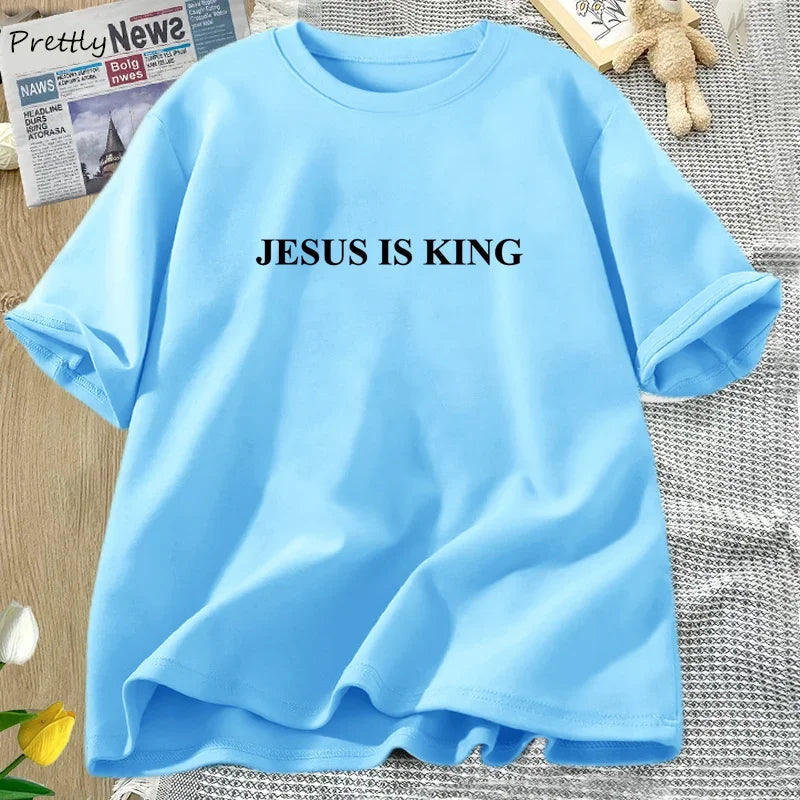JESUS IS KING Graphic T-Shirts