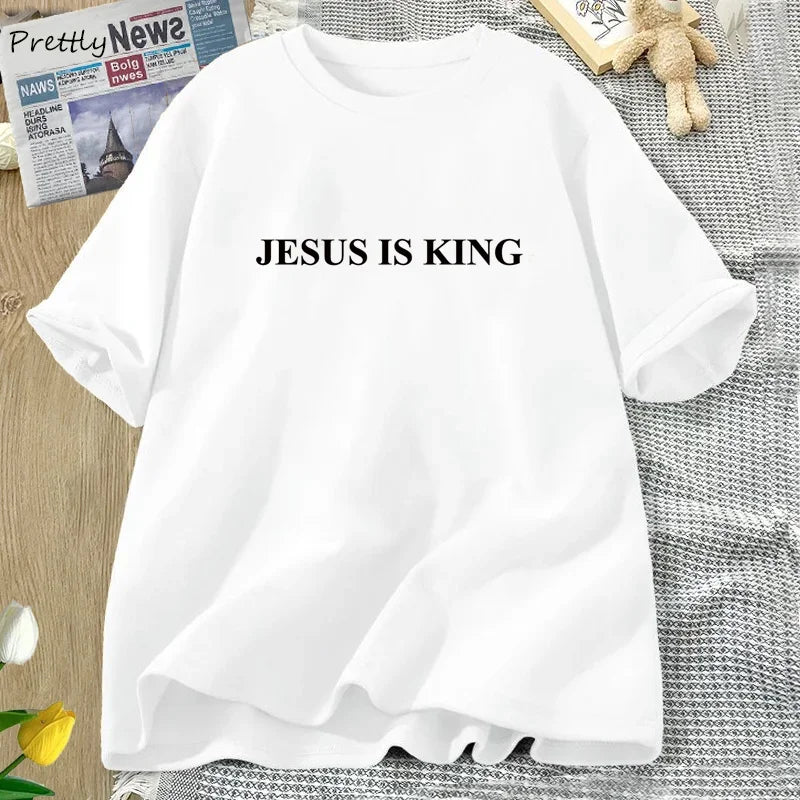 JESUS IS KING Graphic T-Shirts