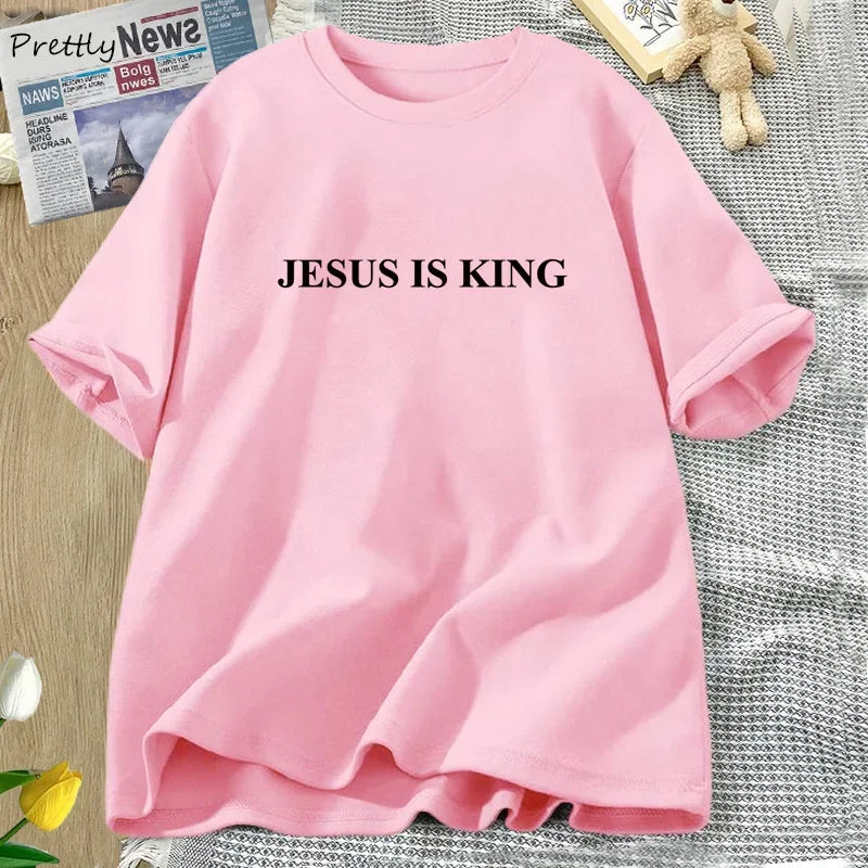 JESUS IS KING Graphic T-Shirts