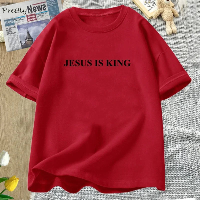 JESUS IS KING Graphic T-Shirts