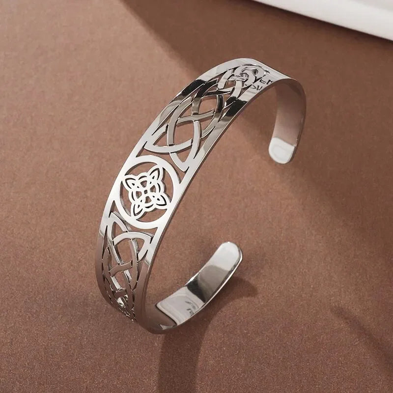 Christian Side Jesus Cross Simple Cuff Bracelet