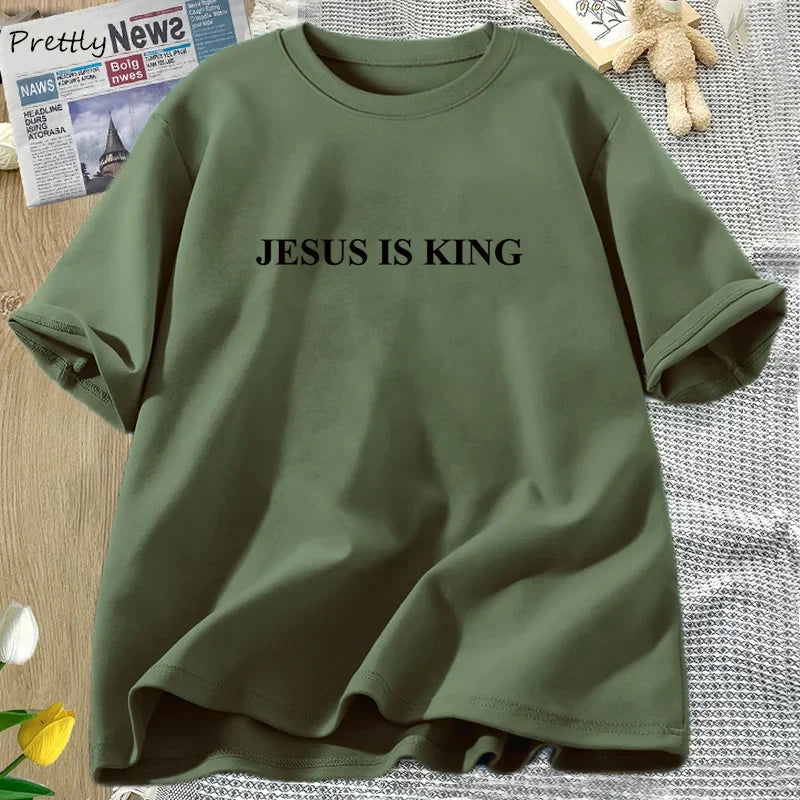 JESUS IS KING Graphic T-Shirts