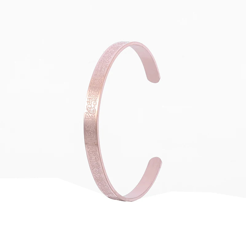 Christian Side Jesus Cross Simple Cuff Bracelet