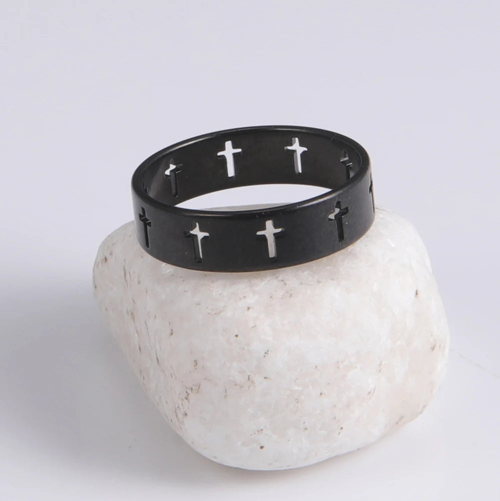 COOLTIME Gothic Cross Couple Rings