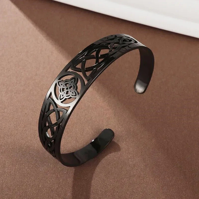 Christian Side Jesus Cross Simple Cuff Bracelet