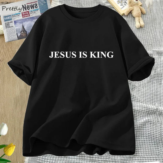 JESUS IS KING Graphic T-Shirts
